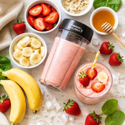 Image of Magic Bullet Strawberry Banana Smoothie