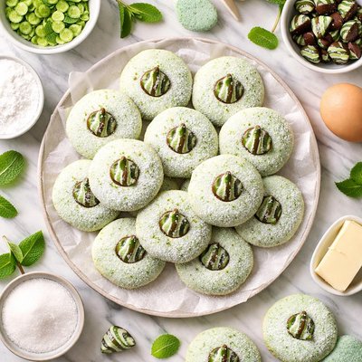 Image of Magical Mint Kiss Cookies