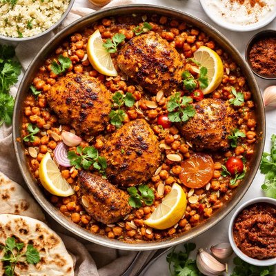 Image of Magical Moroccan Chicken and Chickpeas