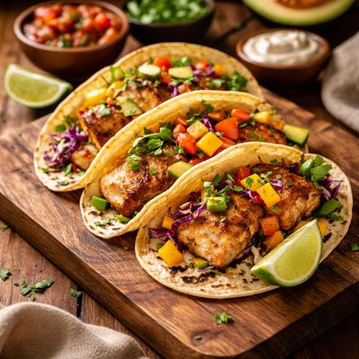 Image of Whole30 Mahi Mahi Tacos