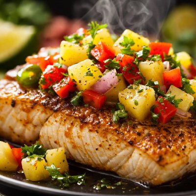Image of Mahi Mahi with Pineapple Salsa