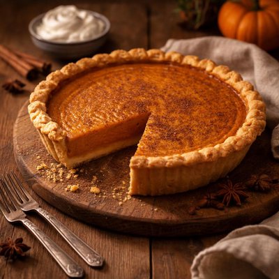 Image of Maida Heatters Pumpkin Pie