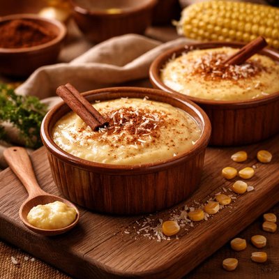 Image of Majarete Corn Pudding Dessert