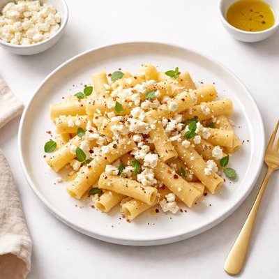 Image of Makaronia Me Feta Macaroni and Feta