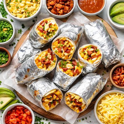 Image of Make Ahead Breakfast Burritos Oamc
