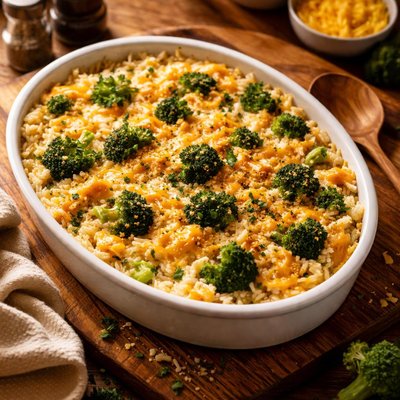 Image of Make Ahead Broccoli Cheese and Rice