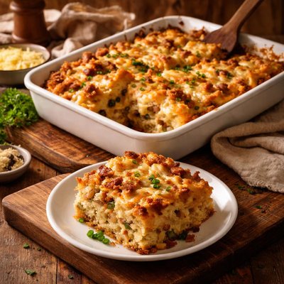Image of Make Ahead Cheese Strata