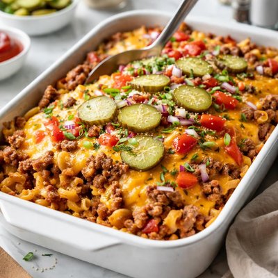 Image of Make Ahead Cheeseburger Casserole
