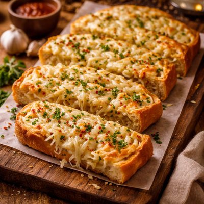 Image of Make Ahead Cheesy Garlic Bread