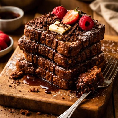 Image of Make Ahead Chocolate French Toast