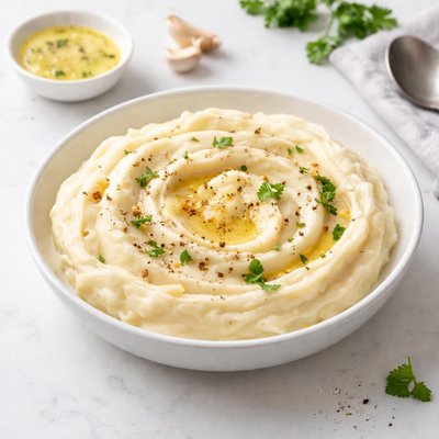 Image of Make Ahead Garlic Mashed Potatoes