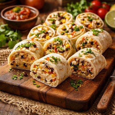 Image of Make Ahead Mexican Roll Ups