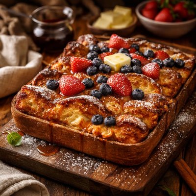 Image of Make Ahead Oven Baked French Toast