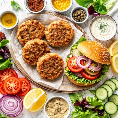 Image of Make Ahead Tuna Burgers