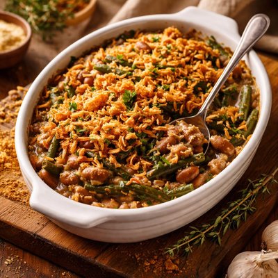 Image of Makeover Fancy Bean Casserole