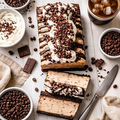 Image of Makeover Frozen Mocha Cheesecake Loaf