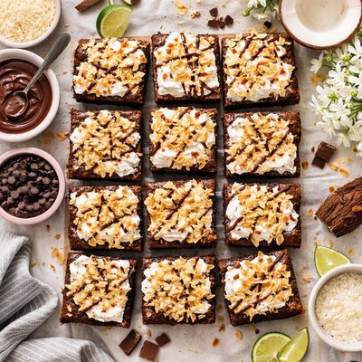 Image of Makeover Meringue Coconut Brownies