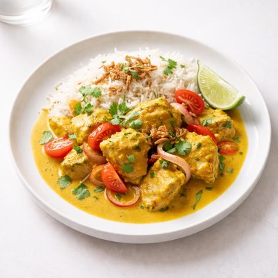 Image of Malaysian Portuguese Eurasian Yellow Curry Too Easy