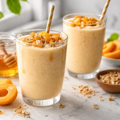 Image of Malted Honey and Apricot Smoothie