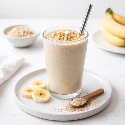 Image of Malted Milk and Banana Smoothie