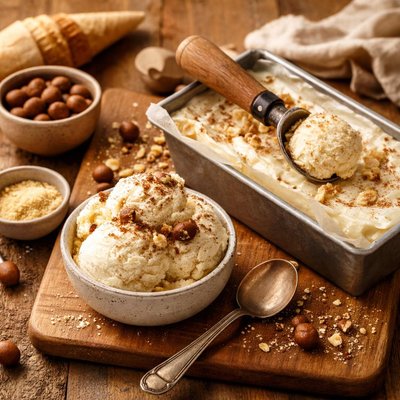 Image of Malted Vanilla Ice Cream