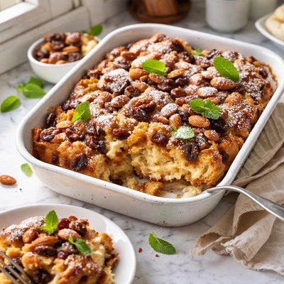 Image of Maltese Bread Pudding Using Up Stale Bread