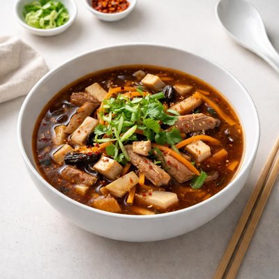 Image of Mandarin Hot and Sour Pork Soup