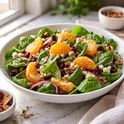 Image of Mandarin Orange and Spinach Salad