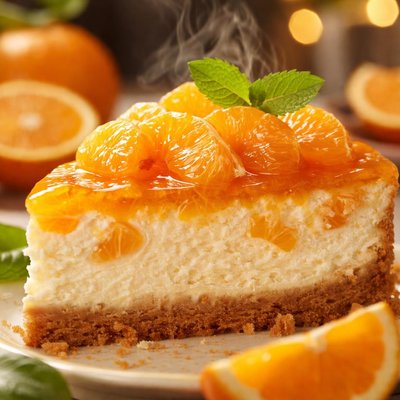Image of Mandarin Orange Cream Cheese Cake