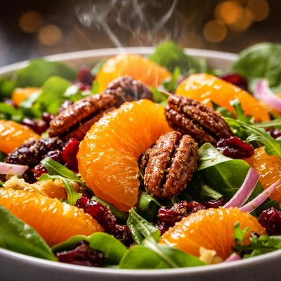 Image of Mandarin Orange Salad with Sugared Pecans