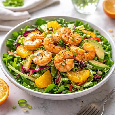 Image of Mandarin Orange Shrimp Salad