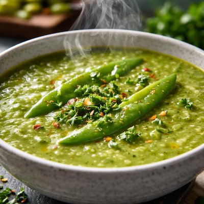 Image of Mange Tout Soup