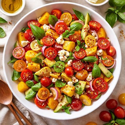 Image of Mango and Baby Tomato Salad