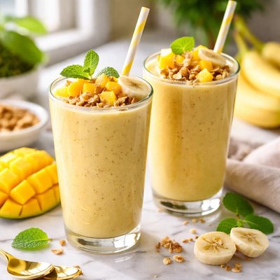 Image of Mango and Banana Smoothie
