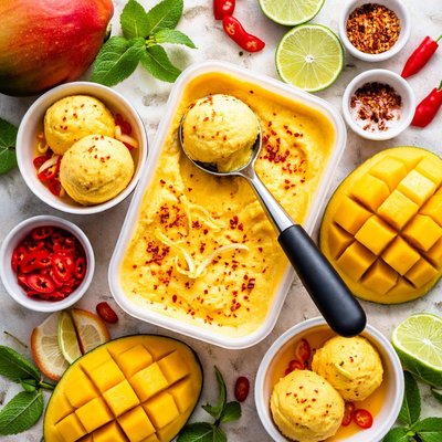 Image of Mango and Chilli Sorbet