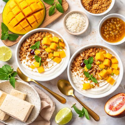 Image of Mango and Tofu Cream