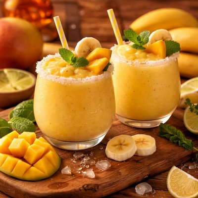 Image of Mango Banana Daiquiris