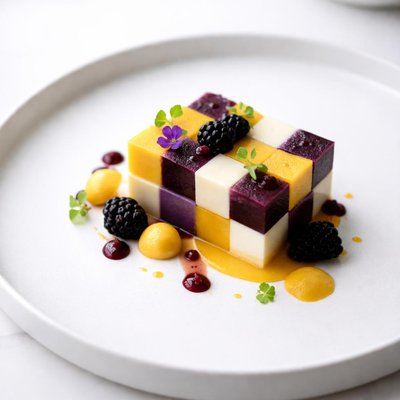 Image of Mango Blackberry Cassis and Vanilla Mosaic