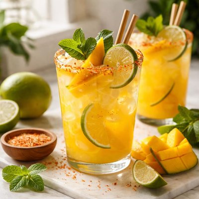 Image of Mango Citrus Cocktail Non Alcoholic