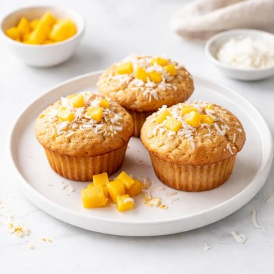Image of Mango Coconut Muffins