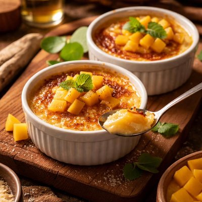 Image of Mango Creme Brulee