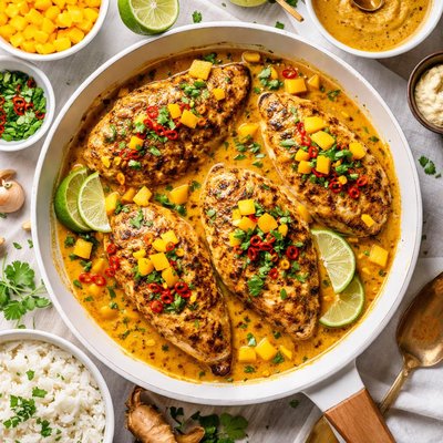 Image of Mango Curry Chicken Breasts