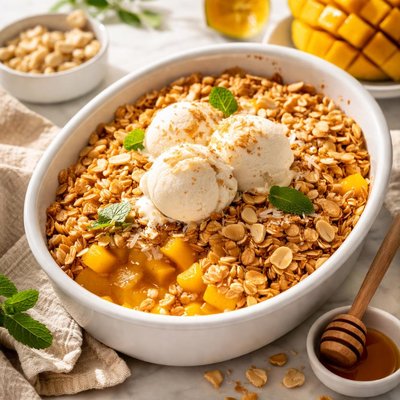 Image of Mango Macadamia Crisp