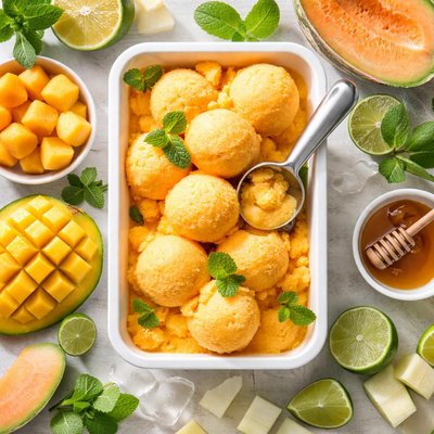 Image of Mango Melon Sorbet