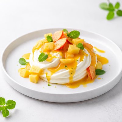 Image of Mango Peach Cream with a Hint of Mint