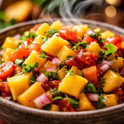Image of Mango Peach Salsa