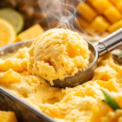 Mango Pineapple Ice Cream No Machine Needed Recipe
