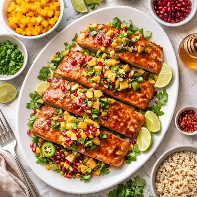 Image of Mango Pomegranate Salmon
