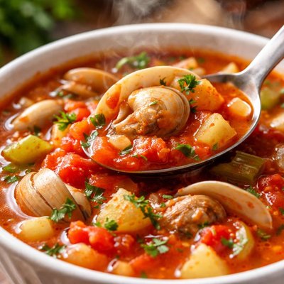 Image of Manhattan Style Clam Chowder