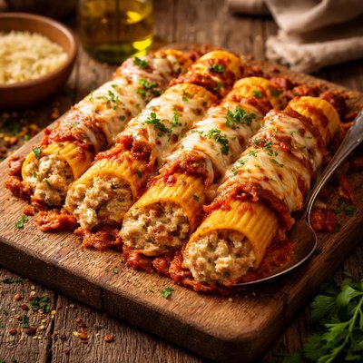 Image of Manicotti Sausage Cheese